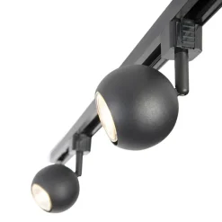 Smartes 1-phasiges Schienensystem inkl. 5 WLAN GU10 schwarz - Iconic Gissi