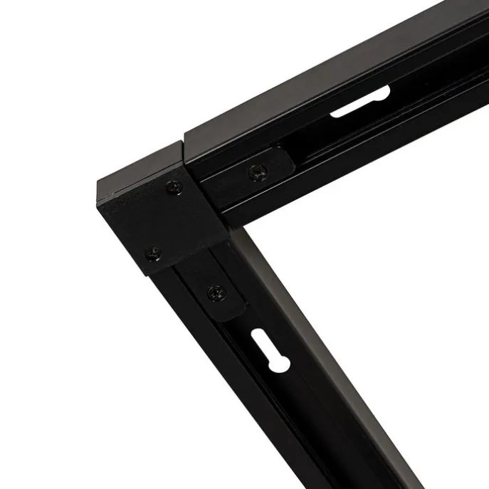 Smartes Schienensystem mit 5 Strahlern Schwarz Gold 1-phasig inkl. 5 Wifi GU10 50mm - Iconic Jeana