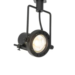 Smartes Schienensystem schwarz 1-phasig inkl. 5 Wifi GU10 - Iconic Suplux