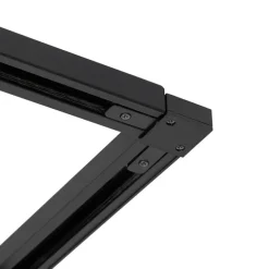 Smartes Schienensystem schwarz 1-phasig inkl. 5 Wifi GU10 - Iconic Suplux