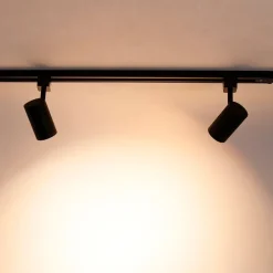 Smartes Schienensystem schwarz inkl. 3 WiFi GU10 1-phasig - Iconic Jeana