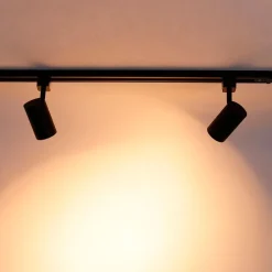 Smartes Schienensystem schwarz inkl. 3 WiFi GU10 1-phasig - Iconic Jeana