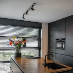 Smartes Schienensystem schwarz inkl. 3 WiFi GU10 1-phasig - Iconic Jeana