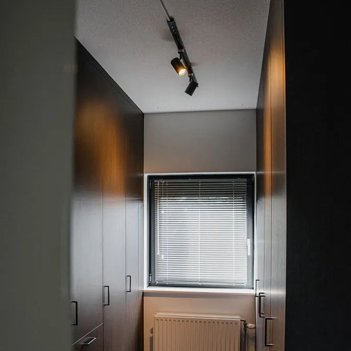 Smartes Schienensystem schwarz inkl. 3 WiFi GU10 1-phasig - Iconic Jeana