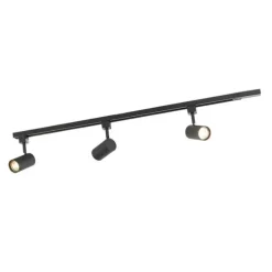 Smartes Schienensystem schwarz inkl. 3 WiFi GU10 1-phasig - Iconic Jeana