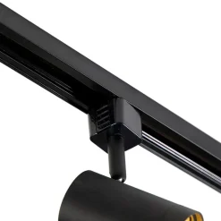 Smartes Schienensystem schwarz 1-phasig 10-Licht inkl. WiFi GU10 - Iconic Jeana