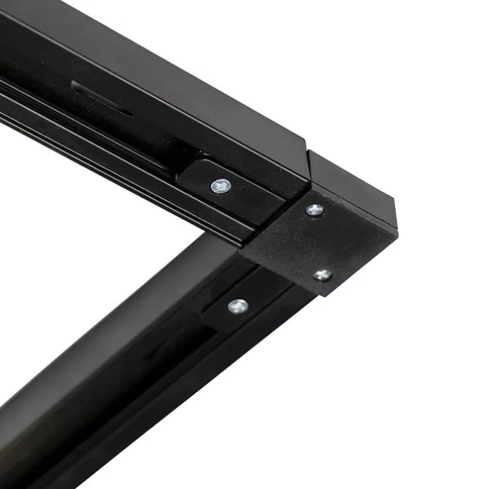 Smartes Schienensystem schwarz mit Gold 1-phasig 5-leuchtmittel inkl. Wifi GU10 - Iconic Jeana