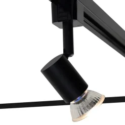 Smartes Schienensystem schwarz 1-phasig 5-leuchtend inkl. Wifi GU10 - Iconic Jeany