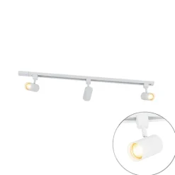 Smartes Schienensystem weiß 1-phasig 3-flammig inkl. Wifi GU10 - Iconic Jeana