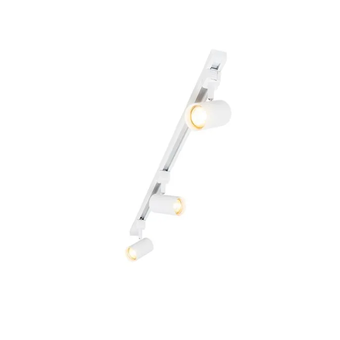 Smartes Schienensystem weiß 1-phasig 3-flammig inkl. Wifi GU10 - Iconic Jeana