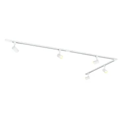 Smartes Schienensystem weiß 1-phasig 5-flammig inkl. Wifi GU10 - Iconic Jeana