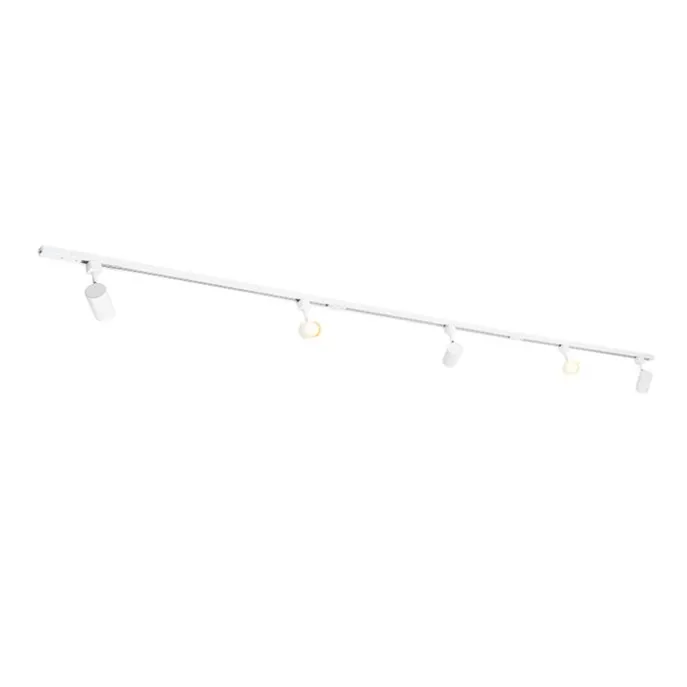 Smartes Schienensystem weiß 1-phasig 5-flammig inkl. Wifi GU10 - Iconic Jeana
