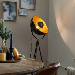 Smartes Stehlampen-Stativ schwarz inkl. Wifi A60 - Magna 40 Eglip