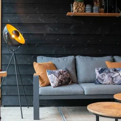 Smartes Stehlampen-Stativ schwarz inkl. Wifi A60 - Magna 40 Eglip