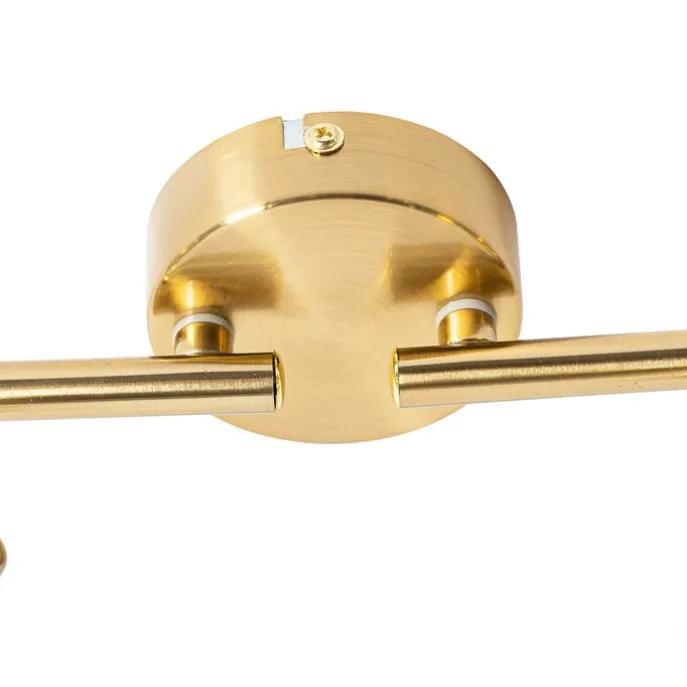 Smart-Strahler Gold mit rosa Glas inkl. 4 Wifi P45 - Vidro