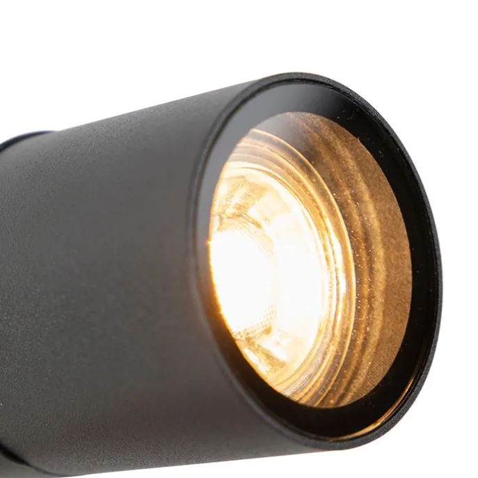 Spießstrahler schwarz einstellbar IP44 - Solo