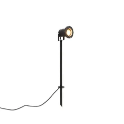 Spike Spot schwarz 40 cm inkl. Kabel und Stecker IP44 - Basic