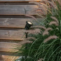 Spike Spot schwarz 40 cm inkl. Kabel und Stecker IP44 - Basic