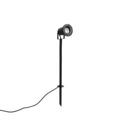 Spike Spot schwarz 40 cm inkl. Kabel und Stecker IP44 - Basic