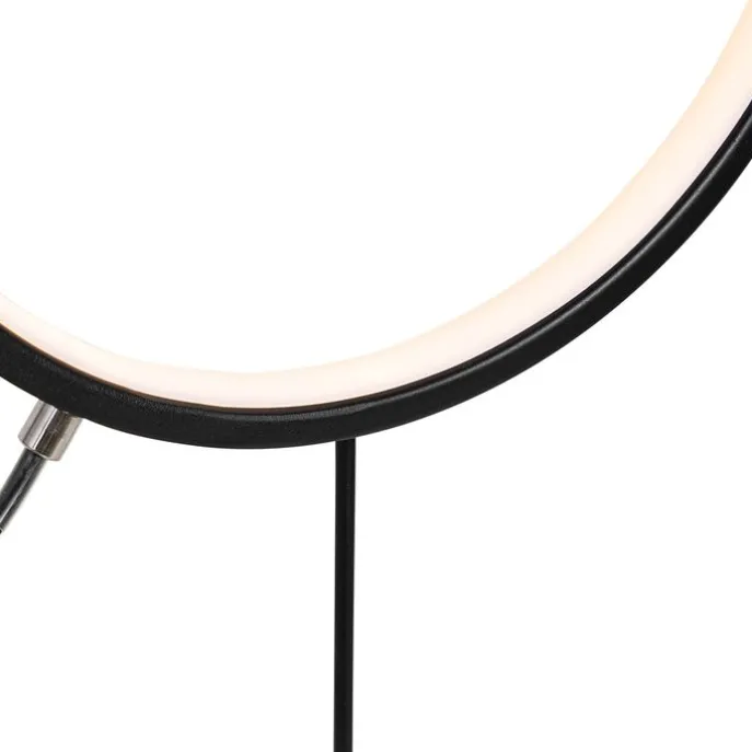 Spitzenlicht Schwarz 60 cm Inkl. Wiederaufladbare LED und Solar IP65 - Adalind