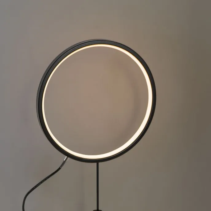 Spitzenlicht Schwarz 60 cm Inkl. Wiederaufladbare LED und Solar IP65 - Adalind