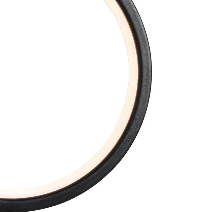 Spitzenlicht Schwarz 50 cm Inkl. Wiederaufladbare und Solar LED IP65 - Adalind