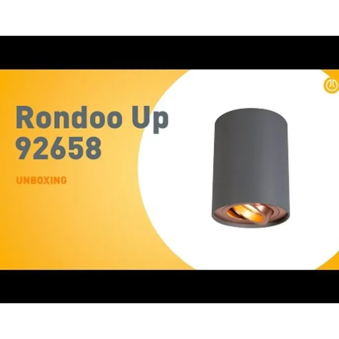 Spot grau mit Kupferwirbel und Neigung - Rondoo Up