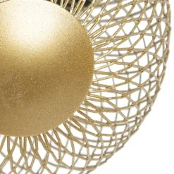 Spot schwarz mit gold verstellbar - Athens Wire