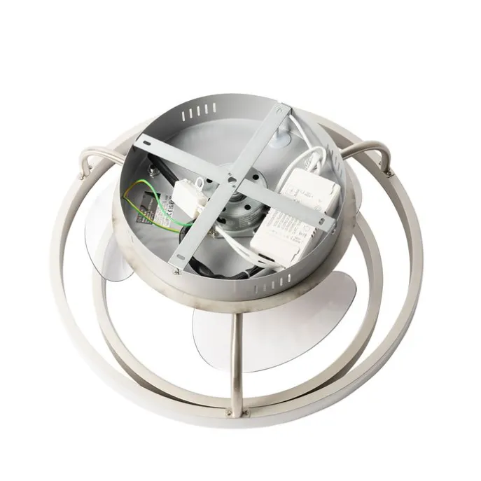 Stahl Deckenventilator 46,5 cm inkl. LED mit Fernbedienung - Kees