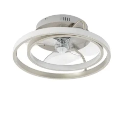 Stahl Deckenventilator 46,5 cm inkl. LED mit Fernbedienung - Kees