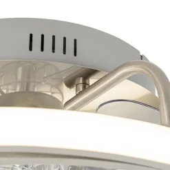 Stahl Deckenventilator 46,5 cm inkl. LED mit Fernbedienung - Kees