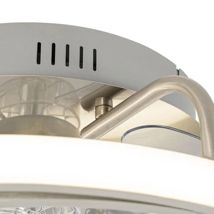 Stahl Deckenventilator 46,5 cm inkl. LED mit Fernbedienung - Kees