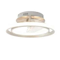 Stahl Deckenventilator 46,5 cm inkl. LED mit Fernbedienung - Kees