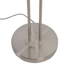 Stahl Stehlampe mit Lesearm inkl. LED und USB-Anschluss - Sevilla