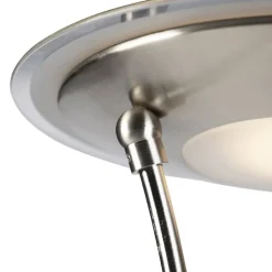 Stahl Stehlampe mit Lesearm inkl. LED und USB-Anschluss - Sevilla