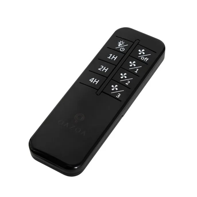 Standventilator Stativ schwarz inkl. LED 3-stufig dimmbar - Meric