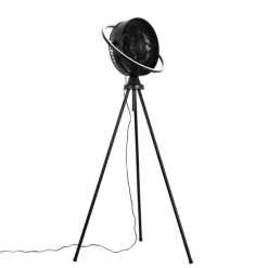 Standventilator Stativ schwarz inkl. LED 3-stufig dimmbar - Marleen