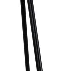 Standventilator Stativ schwarz inkl. LED 3-stufig dimmbar - Marleen