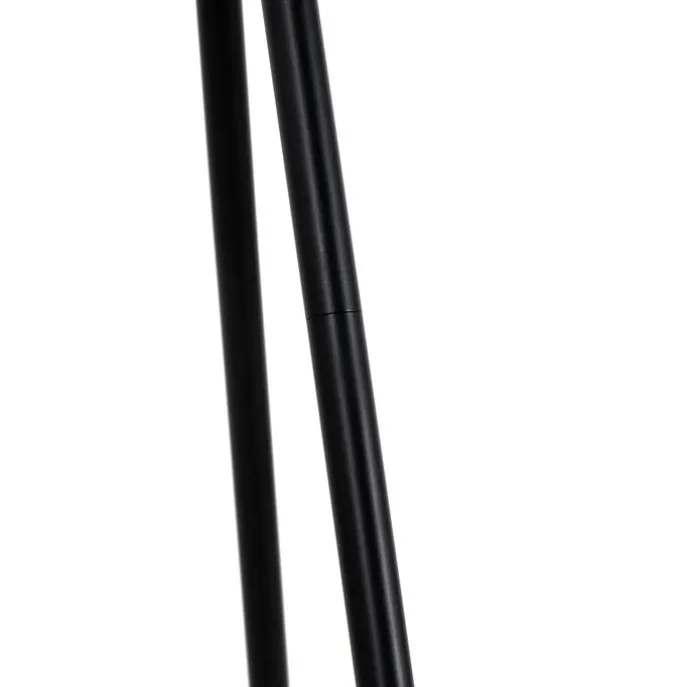 Standventilator Stativ schwarz inkl. LED 3-stufig dimmbar - Marleen