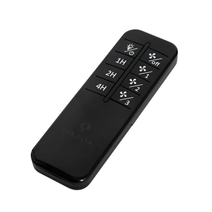 Standventilator Stativ schwarz inkl. LED 3-stufig dimmbar - Marleen