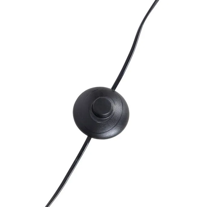 Stativ schwarz mit Leinenschirm Dunkelgrau 45 cm - Stativ Classic