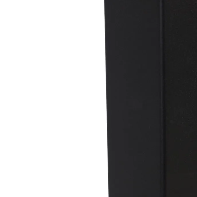 Stehende Außenlampe schwarz mit opalweißem Schirm 70 cm - Dänemark