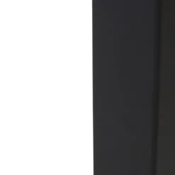 Stehende Außenlampe schwarz mit opalweißem Schirm 50 cm - Dänemark