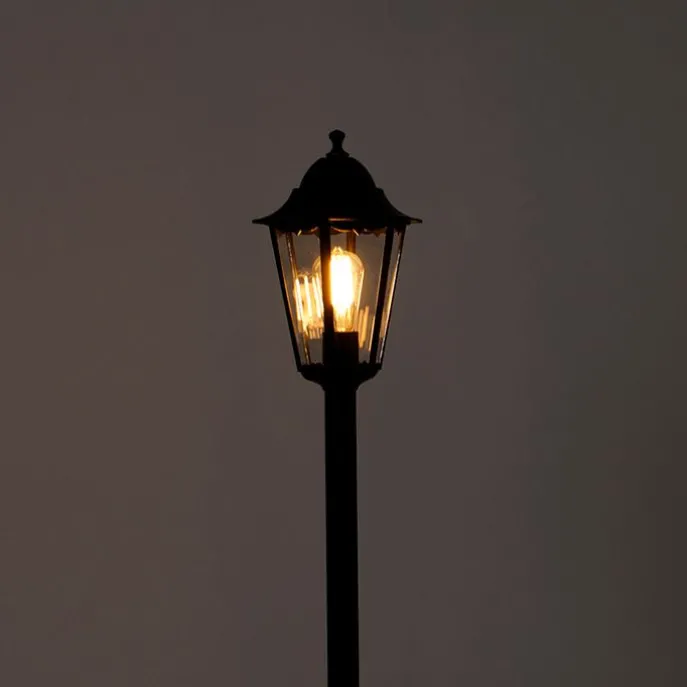 Stehende Außenlaterne schwarz 120 cm IP44 - New Orleans