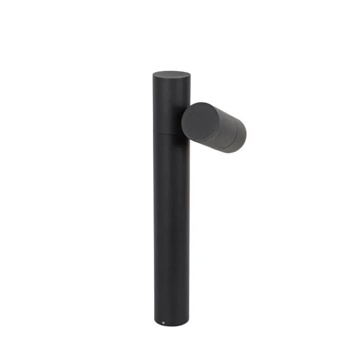 Stehende Außenleuchte schwarz 50 cm verstellbar - Duo