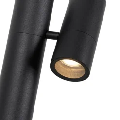 Stehende Außenleuchte schwarz 50 cm verstellbar - Duo