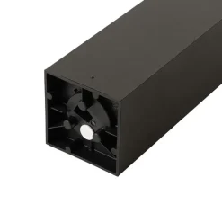 Stehende Außenleuchte schwarz mit Rauch 80 cm IP44 - Charlois