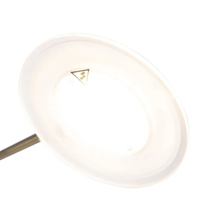 Stehlampe Bronze inkl. LED mit Lesearm - Ibiza