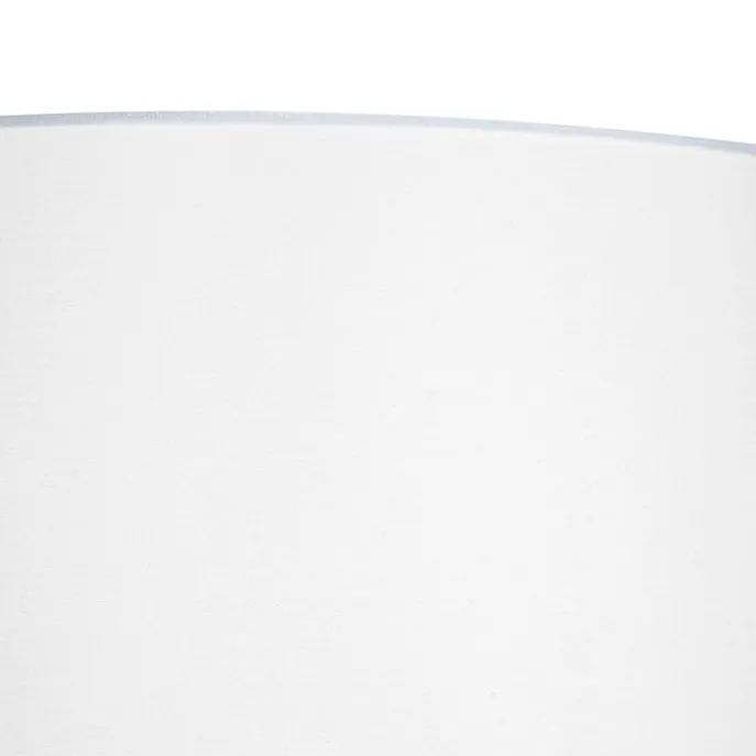 Stehlampe Bronze mit weißem Schirm und Leselampe - Jelena