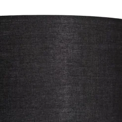 Stehlampe schwarz mit goldenem Interieur und Leselampe - Jelena